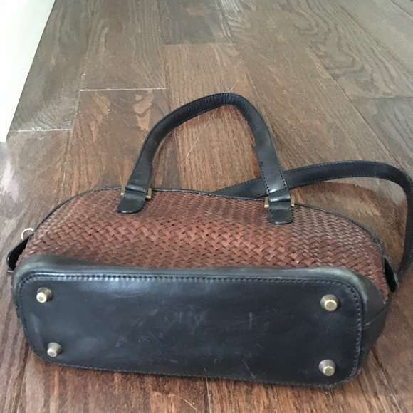 Talbots Brown Woven Handbag - Picture 4 of 4